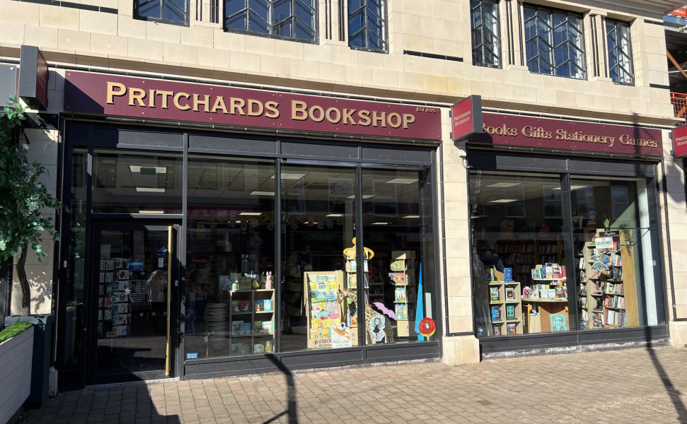 Pritchards Bookshop shop front