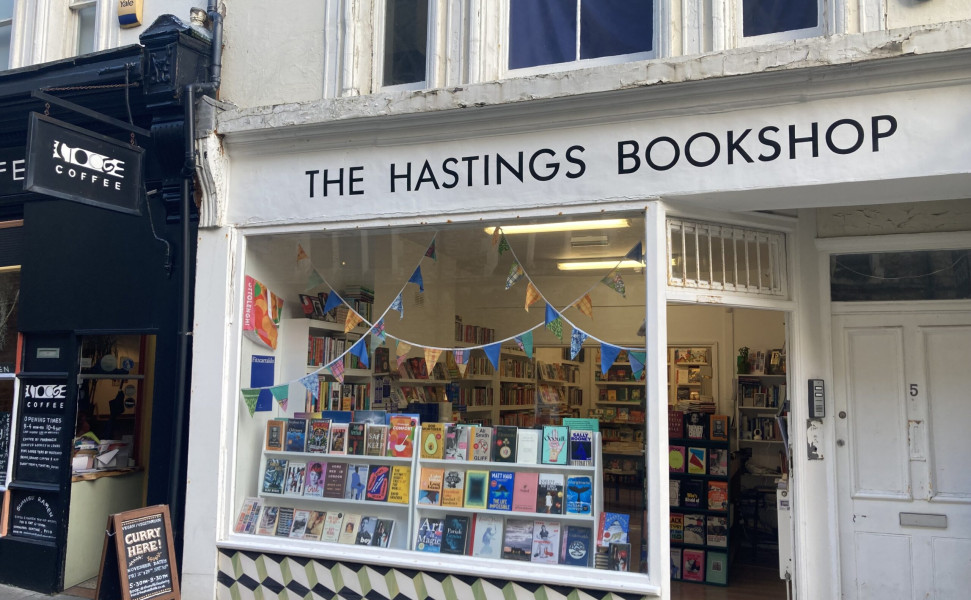 The Hastings Bookshop shop front