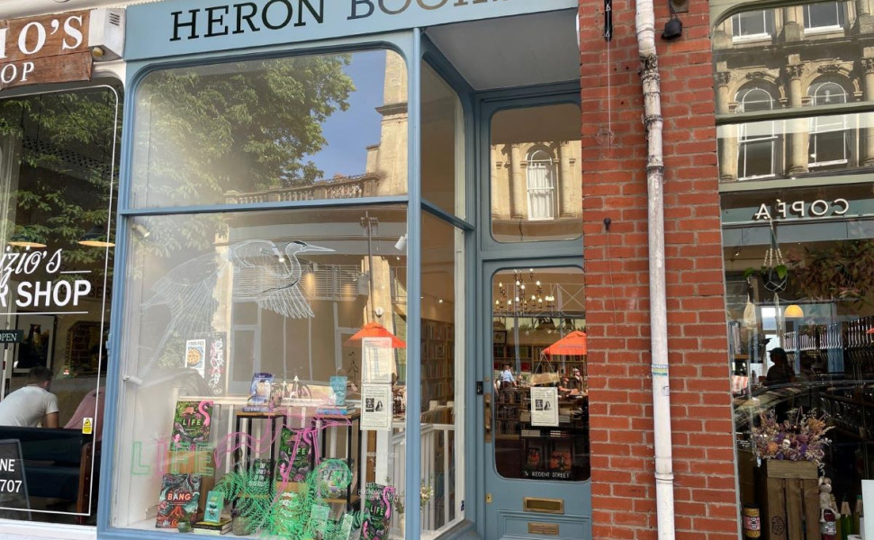 Heron Books shop front