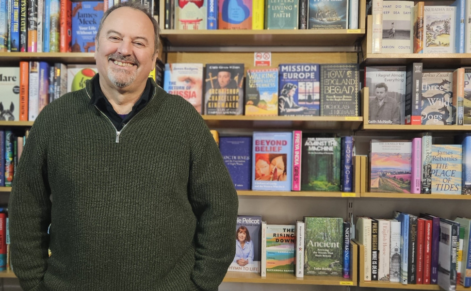 Steve at the Petworth Bookshop