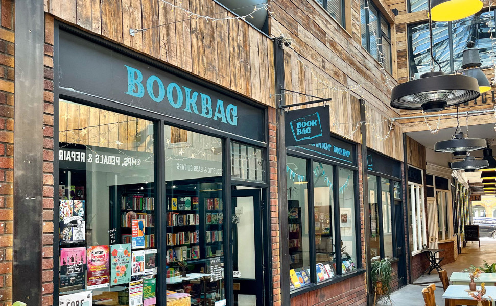 Bookbag front of shop image